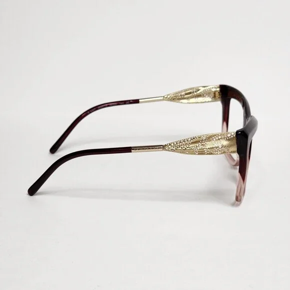 Burberry B4207 Women's Square Glasses Bordeaux 56mm *Option To Add RX Or Readers - Picture 4 of 13
